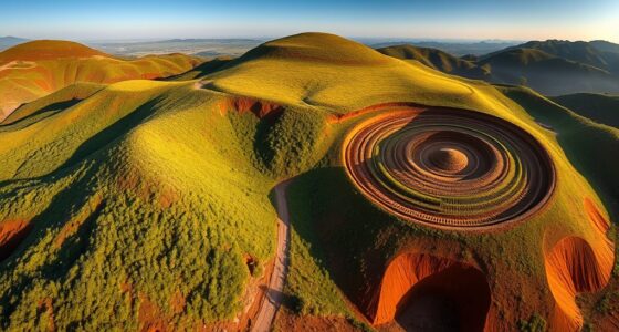 sculpting with natural landscape