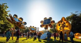 solar energy art installations