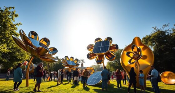 solar energy art installations