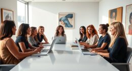 women leading art finance
