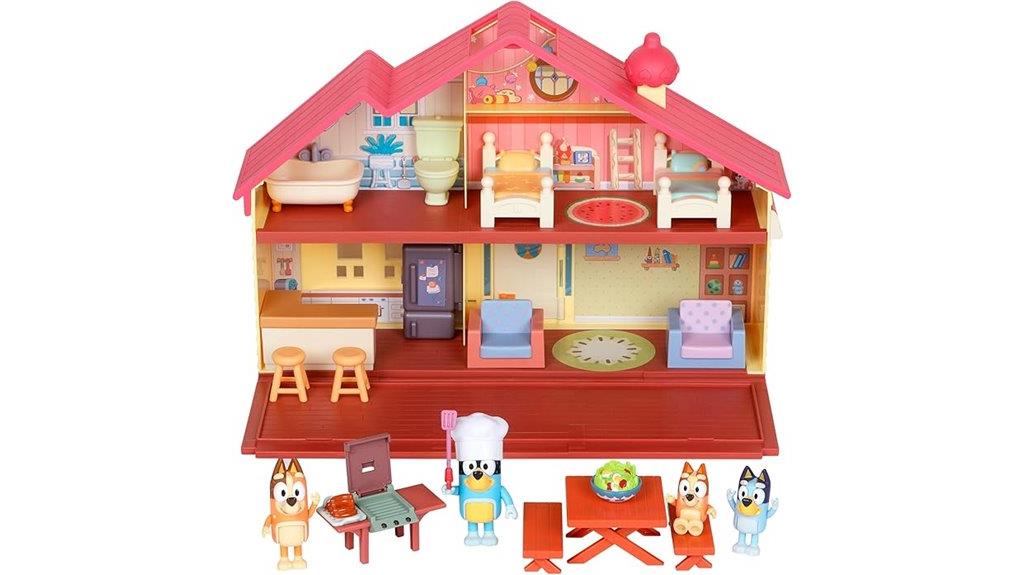 bluey family playset bundle