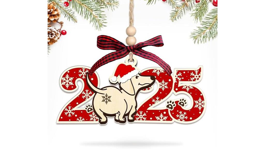 dog lovers christmas ornament