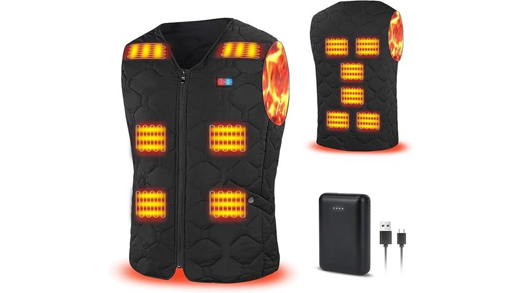 men s lightweight heated vest