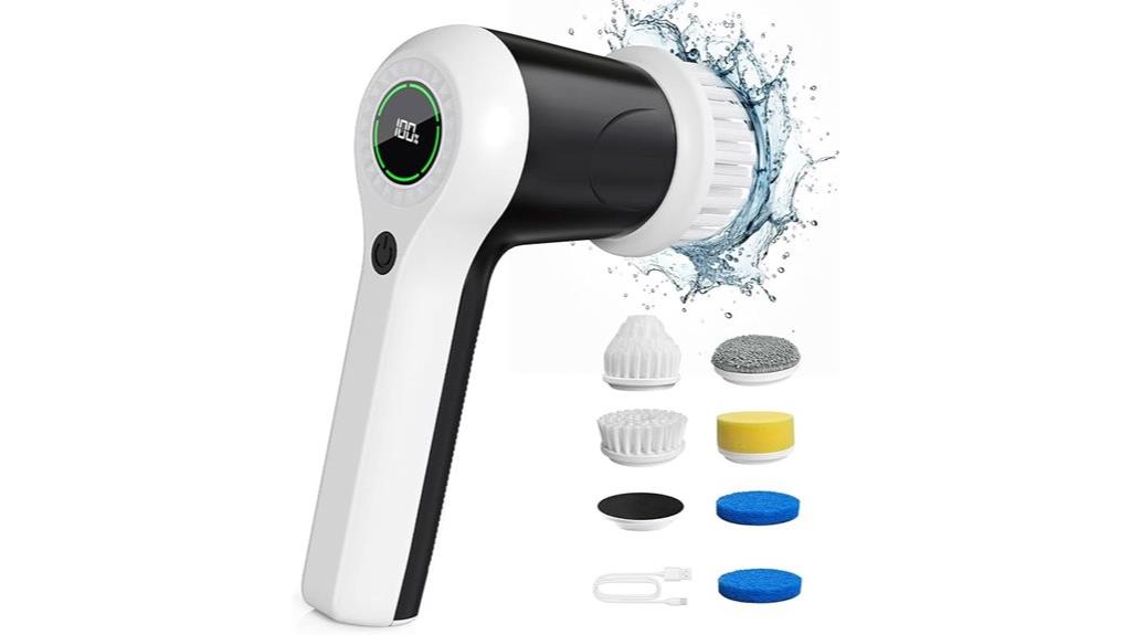 rechargeable cleaning head system