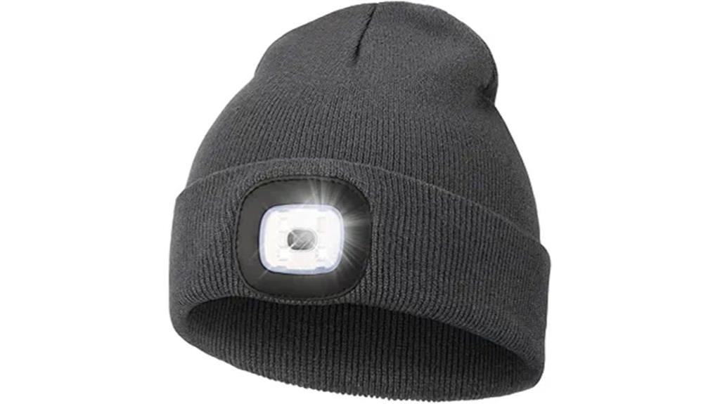 unisex rechargeable led beanie