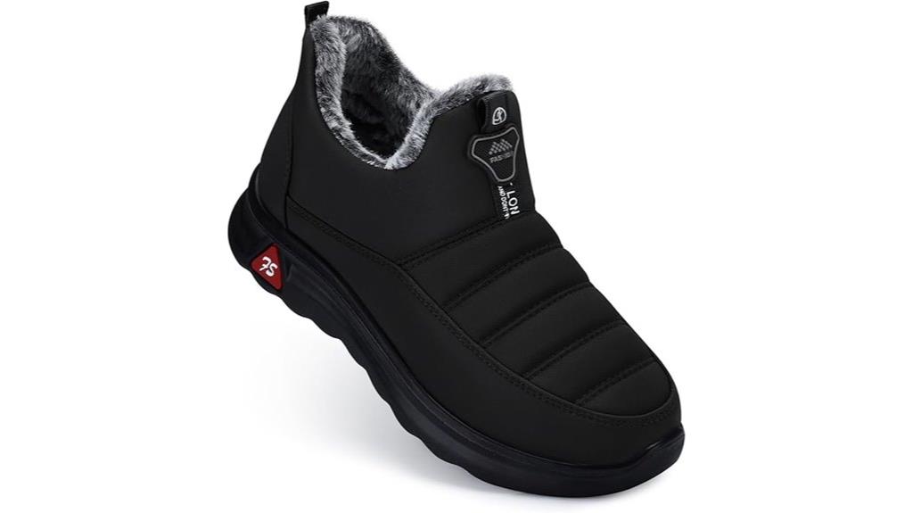 warm fur lined snow boots