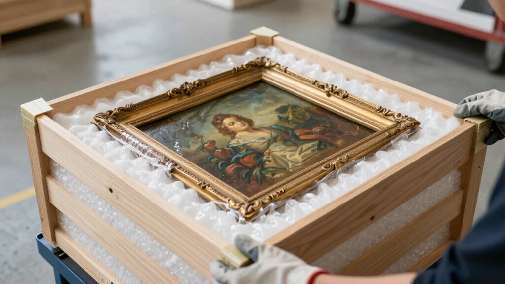 careful packing and insurance