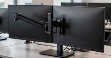 heavy screen monitor stability