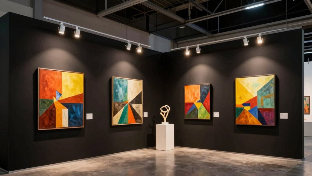 key art booth lighting factors