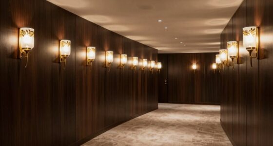 luxury hallway wall sconces