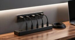 luxury studio cable organization