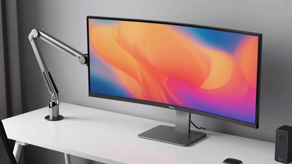 monitor arm compatibility and features