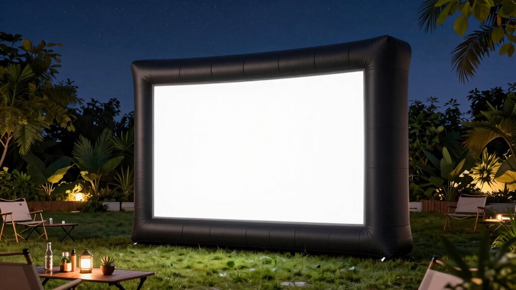 outdoor projector screen considerations