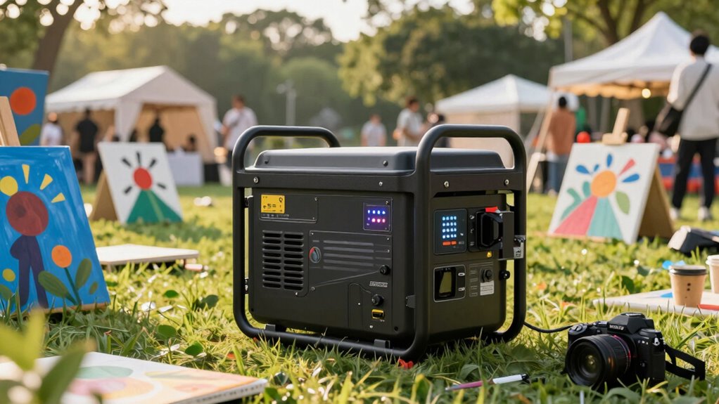 portable power for art events