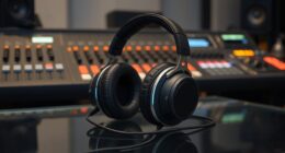 premium mixing studio headphones