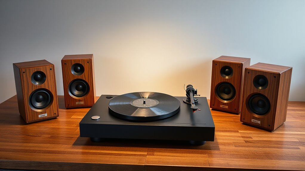 premium record player setups
