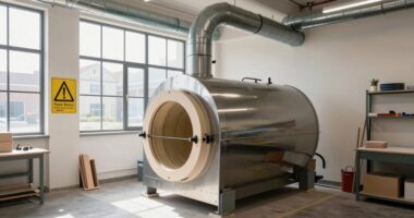 proper kiln venting placement