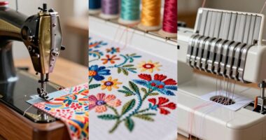 sewing embroidery serger techniques