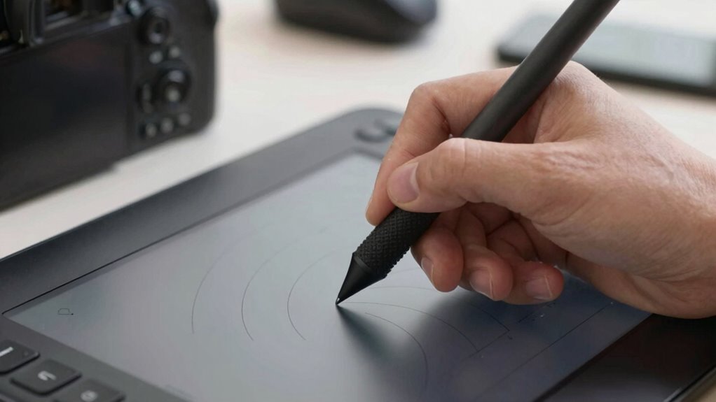 tablet grip and pressure