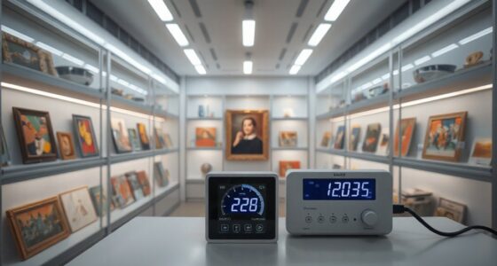 top art storage humidity monitors