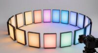 top bi color led panels