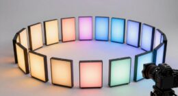 top bi color led panels