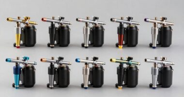 top dual action airbrush sets