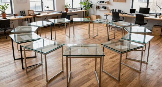 top glass drafting tables