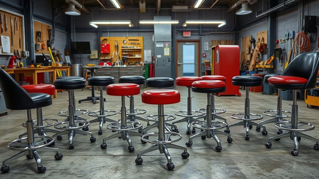 top heavy duty shop stool list