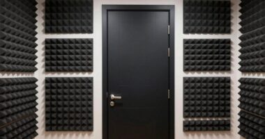 top home studio door soundproofing