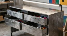 top industrial workbenches with drawers