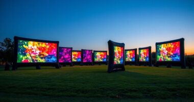 top inflatable projector screens