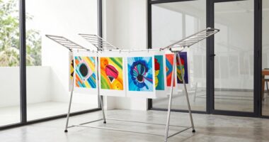 top large art drying racks