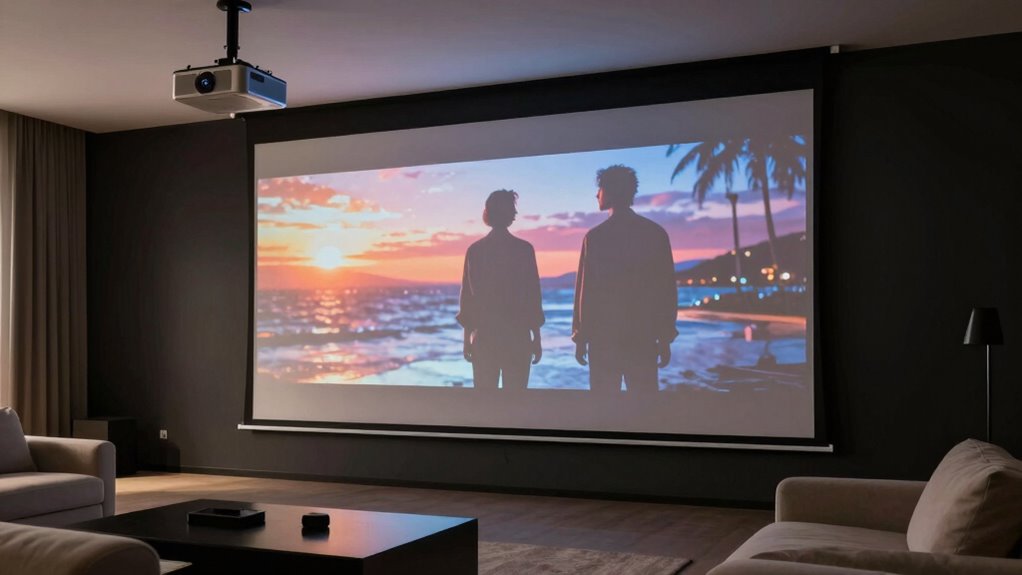 top large motorized screens
