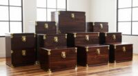 top locking art storage chests