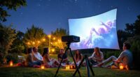 top portable outdoor projectors