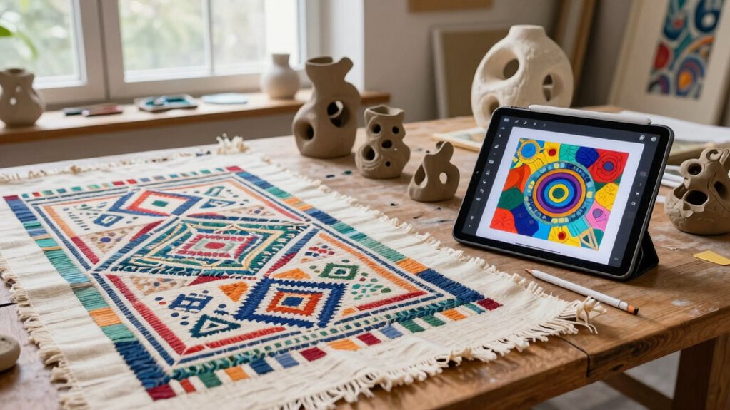 ai enhances traditional art techniques