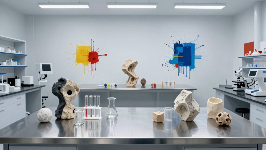art through scientific experimentation