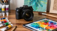 camera setup for art reproduction