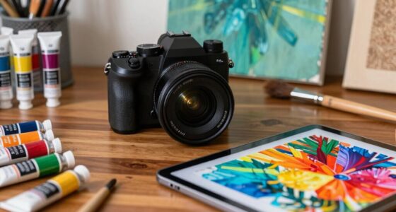 camera setup for art reproduction