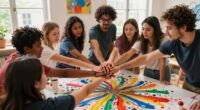 collaborative art fosters trust