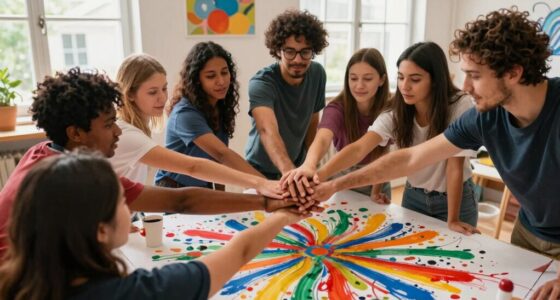collaborative art fosters trust