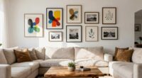 create a gallery style home