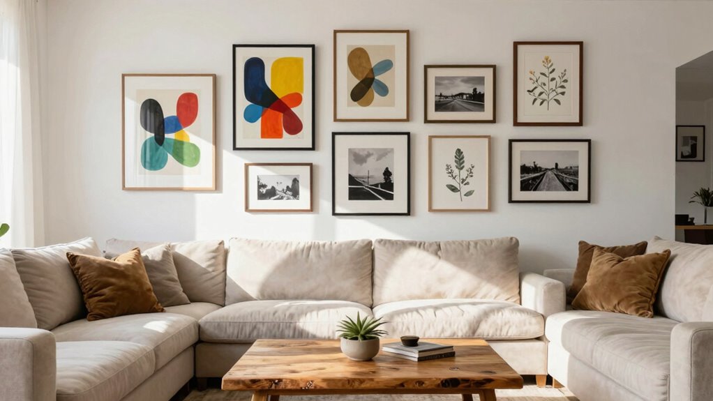 create a gallery style home