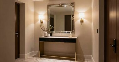 enhancing entry space aesthetics