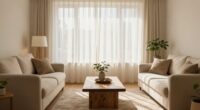 gentle illumination enhances comfort