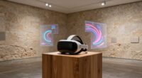 physical space enhances virtual art