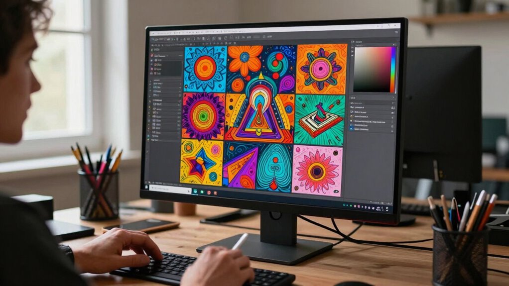 quality display enhances creativity