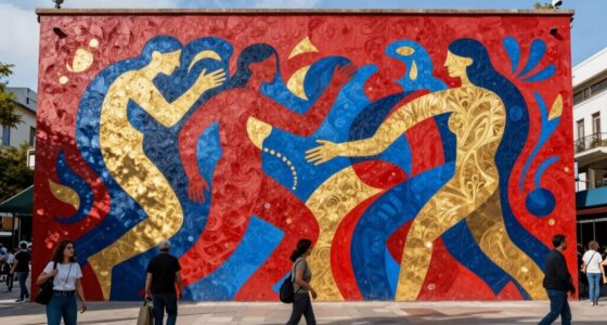 silent public art dialogue