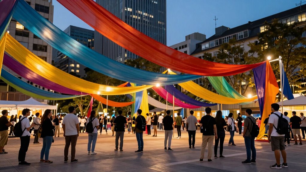 temporary installations foster community transformation
